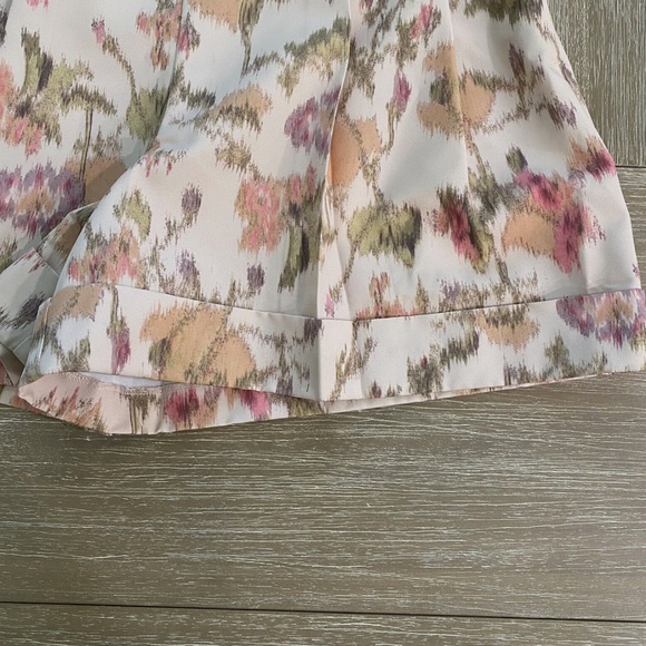 Rebecca Taylor Cream High Waist Shorts with Flowy Silhouette - Picture 6 of 13